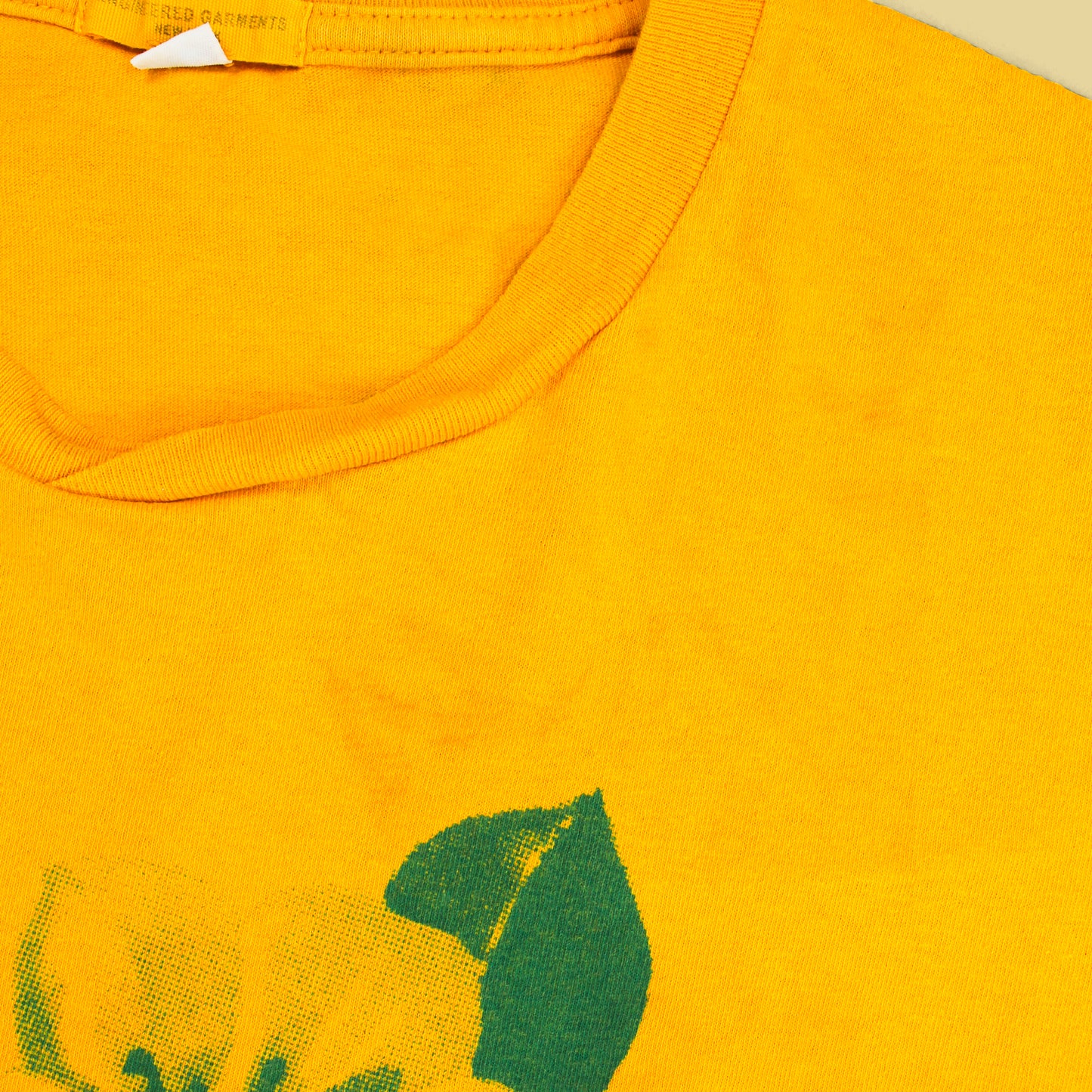 Engineered Garments Flower Graphic Cross Crew Neck Pocket T-Shirt