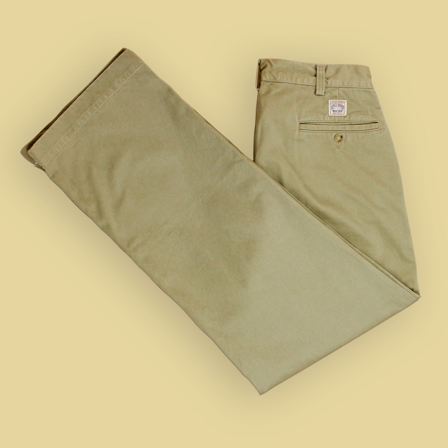 Polo Ralph Lauren Cotton Twill Flat Front "The Big Chino" Pants