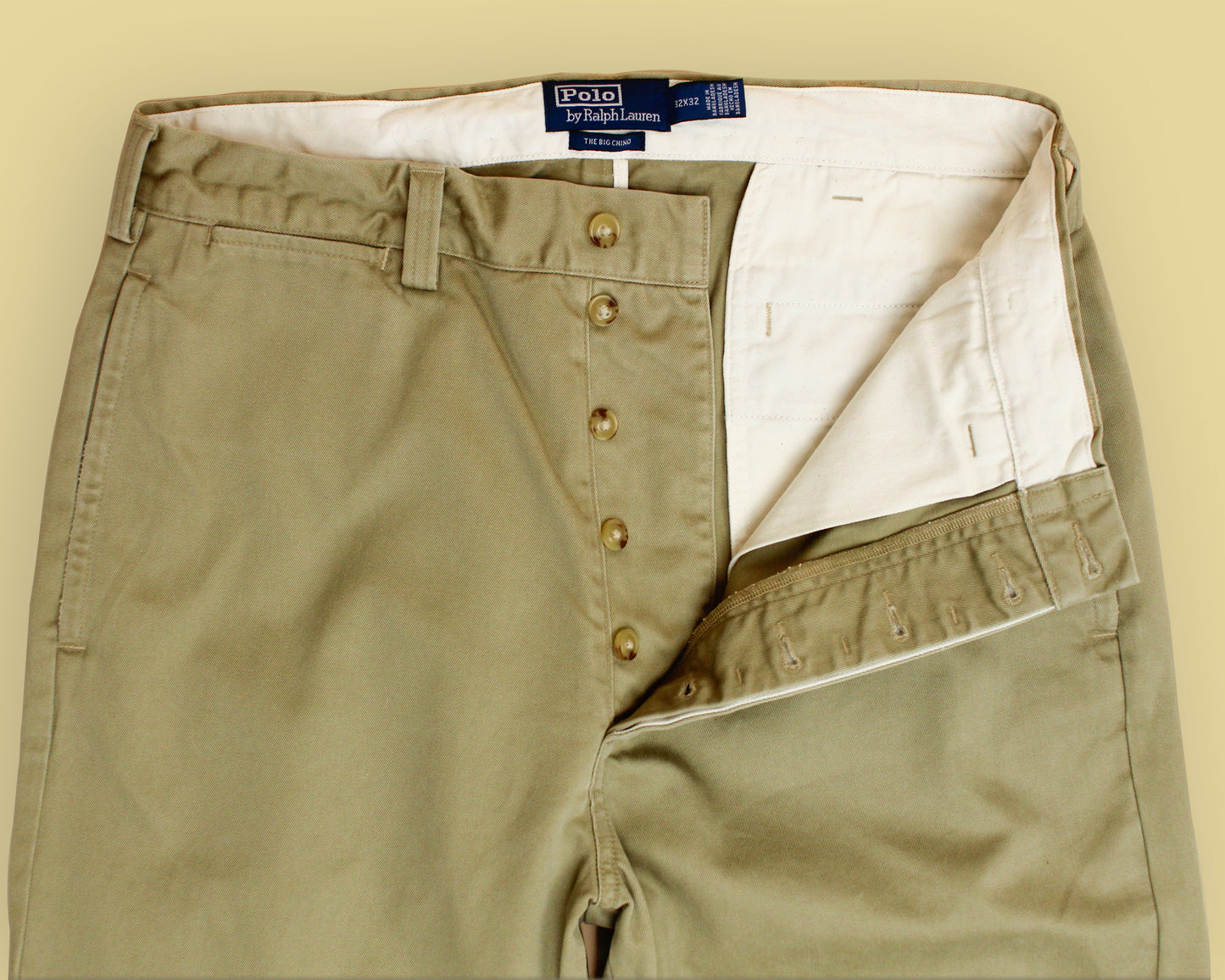Polo Ralph Lauren Cotton Twill Flat Front "The Big Chino" Pants