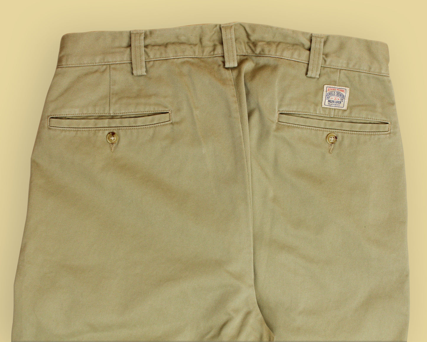 Polo Ralph Lauren Cotton Twill Flat Front "The Big Chino" Pants