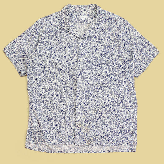 Engineered Garments Paisley Print Cotton Camp Shirt