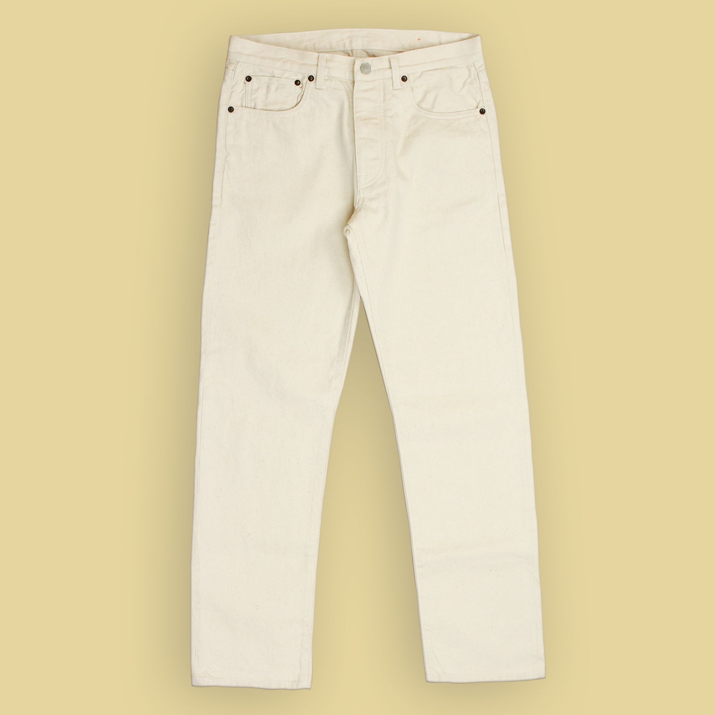 Fortela Ecru Selvedge Denim Jeans