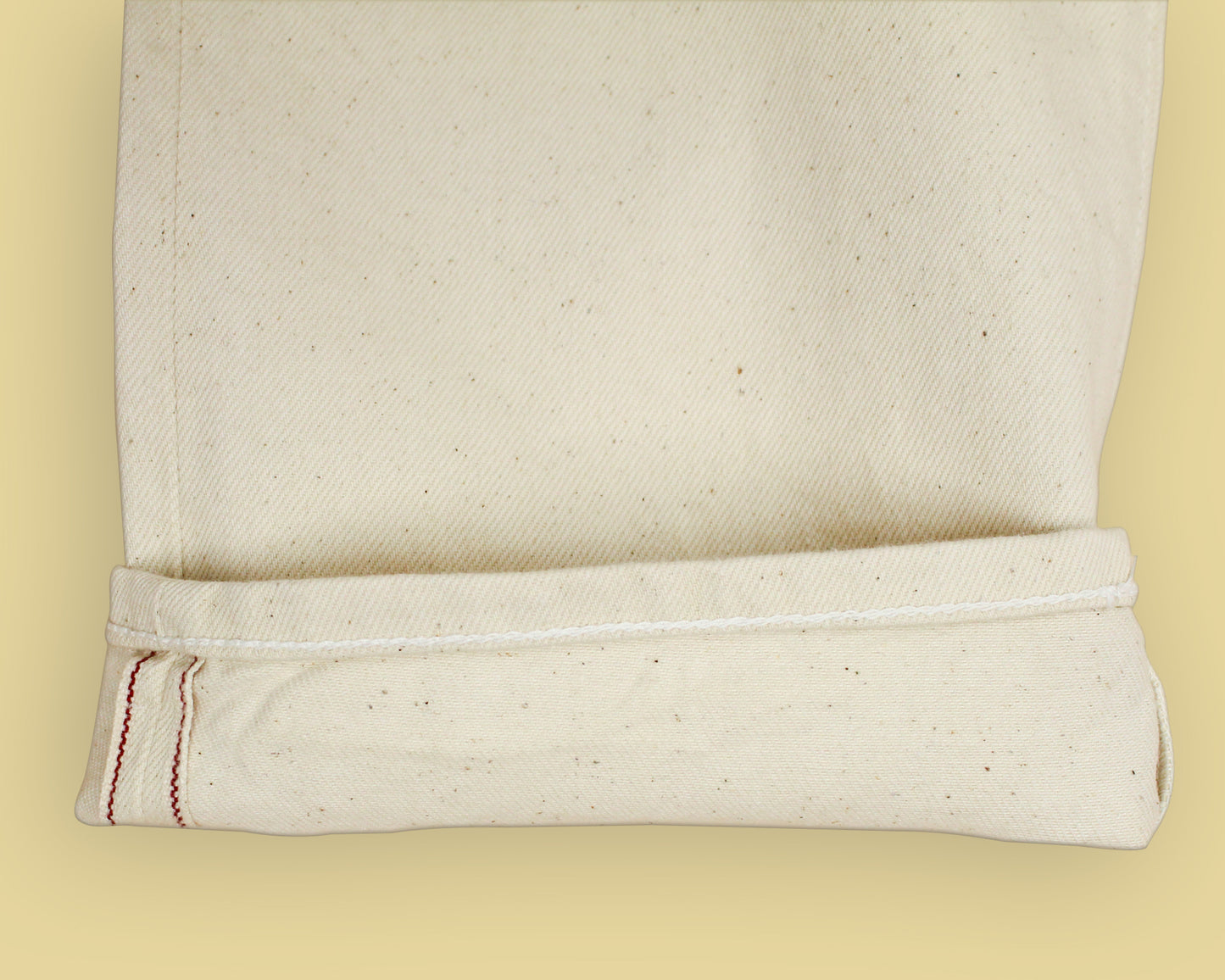 Fortela Ecru Selvedge Denim Jeans