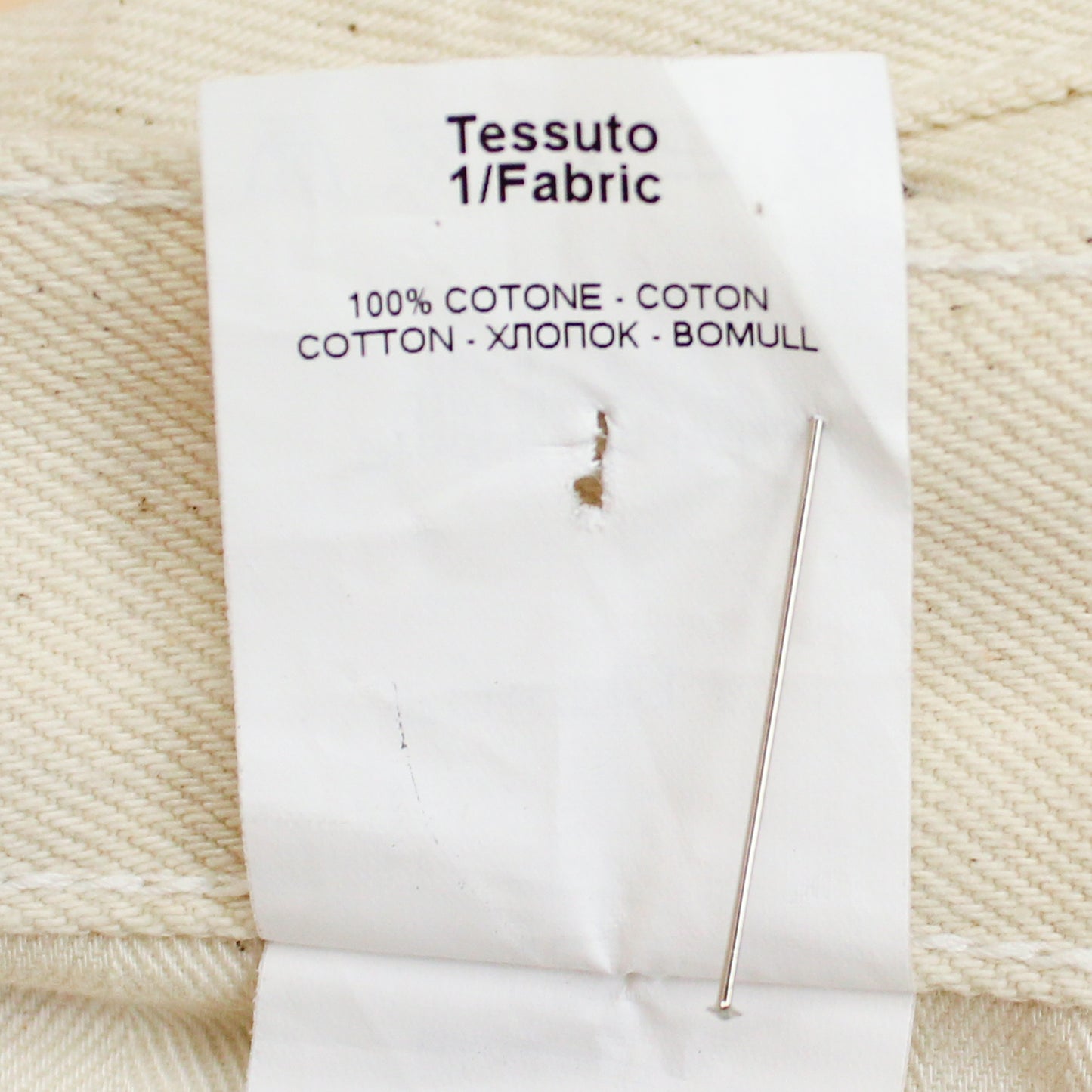 Fortela Ecru Selvedge Denim Jeans