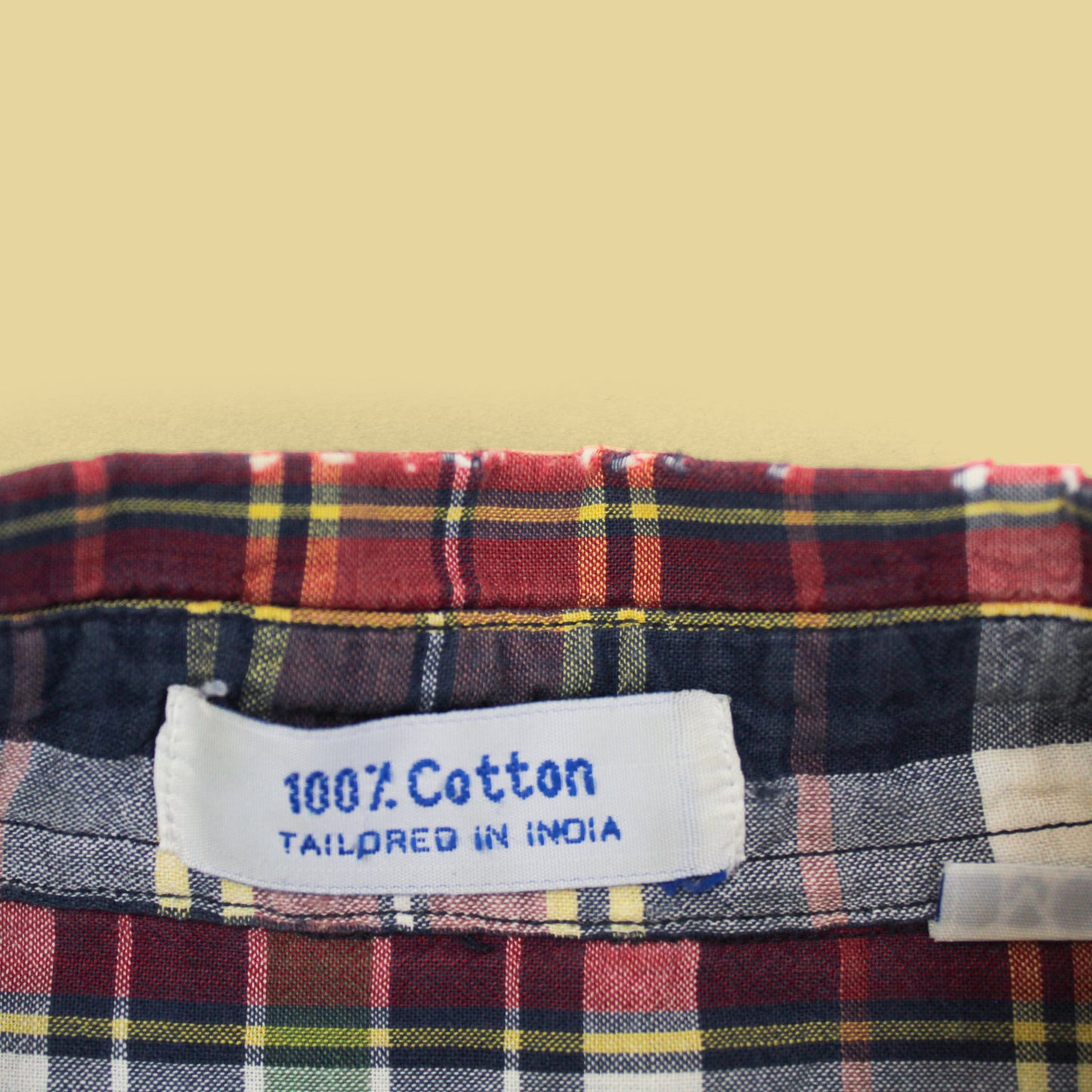 J. Press Madras Short Sleeve Button-Down Shirt