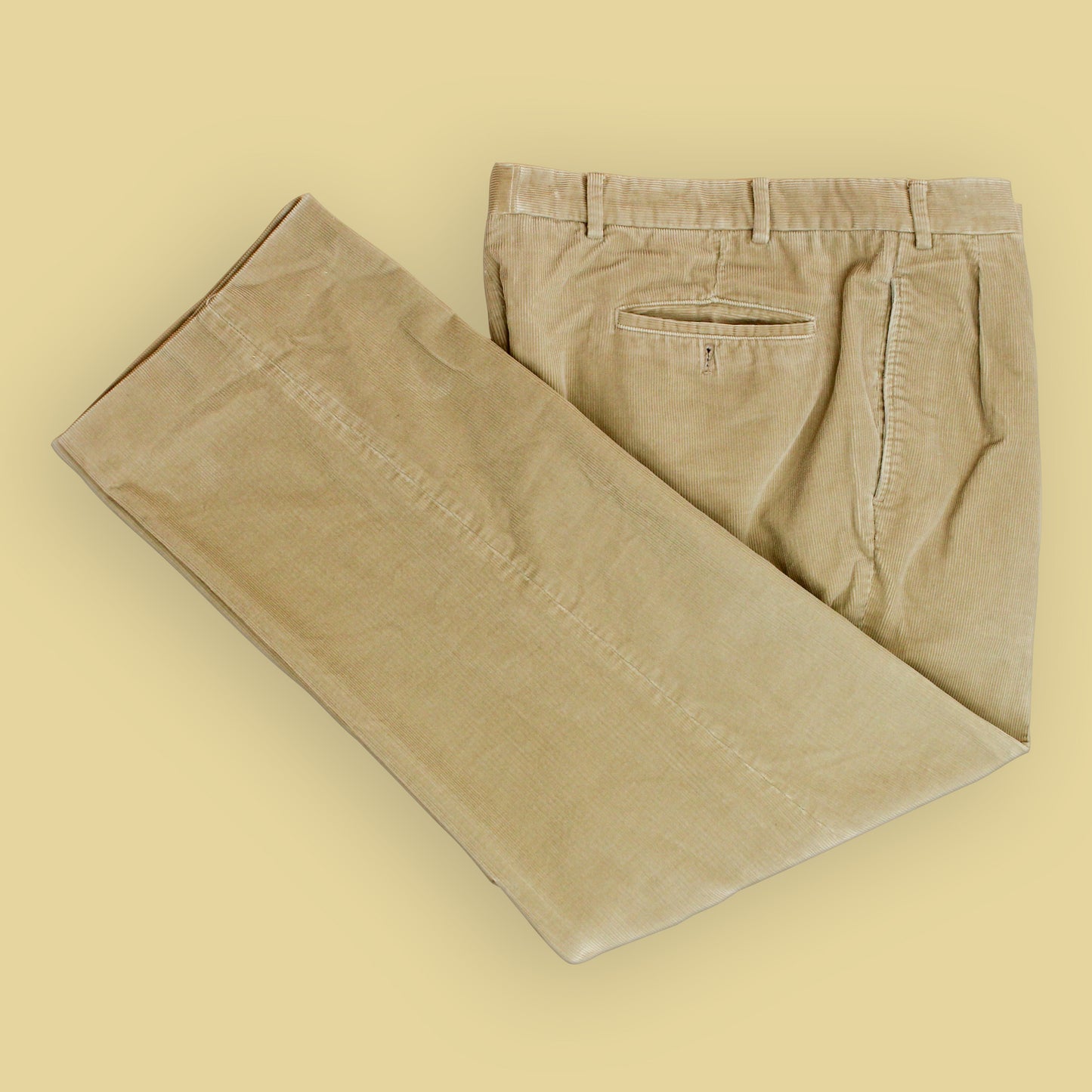 Loro Piana Pleated Corduroy Pants