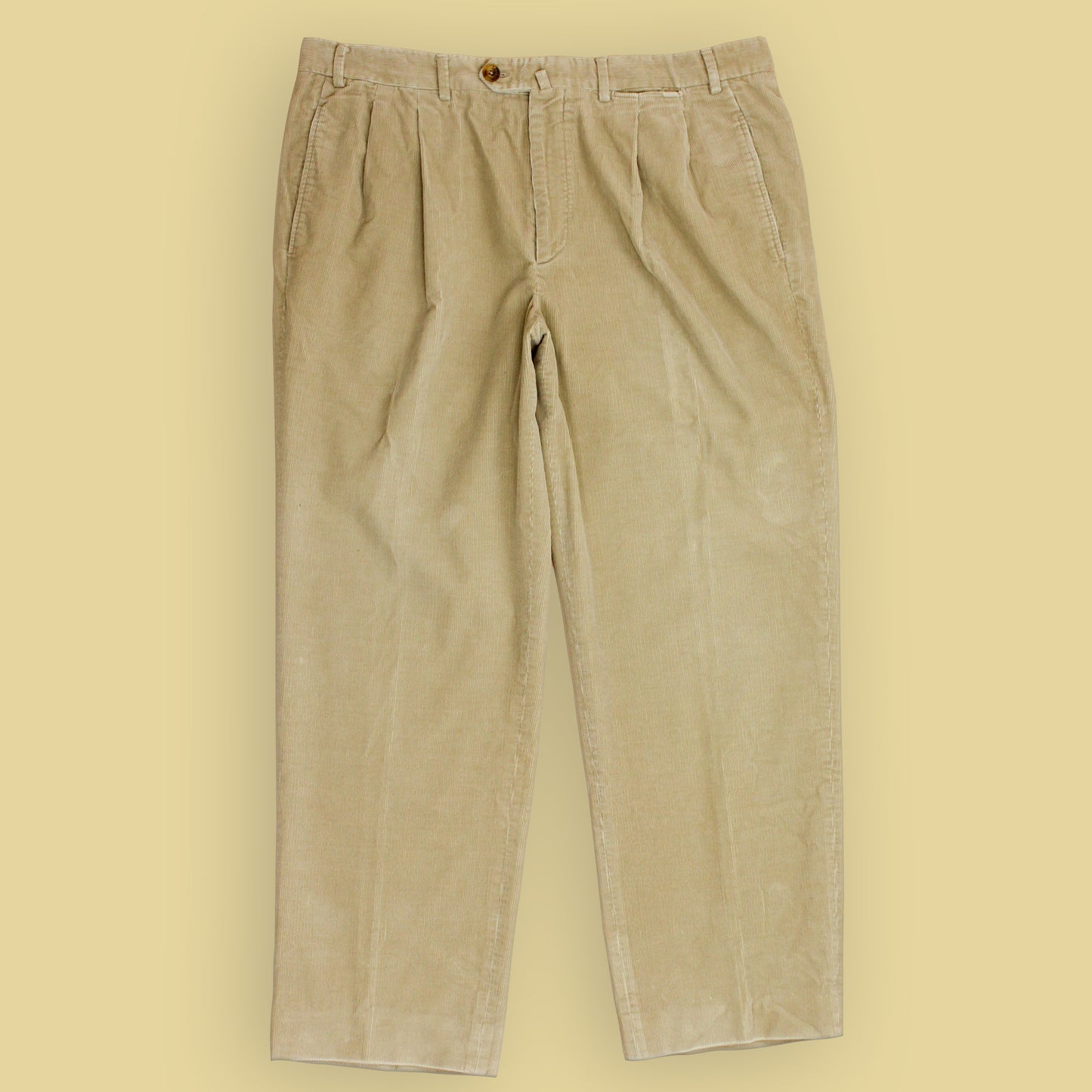 Loro Piana Pleated Corduroy Pants