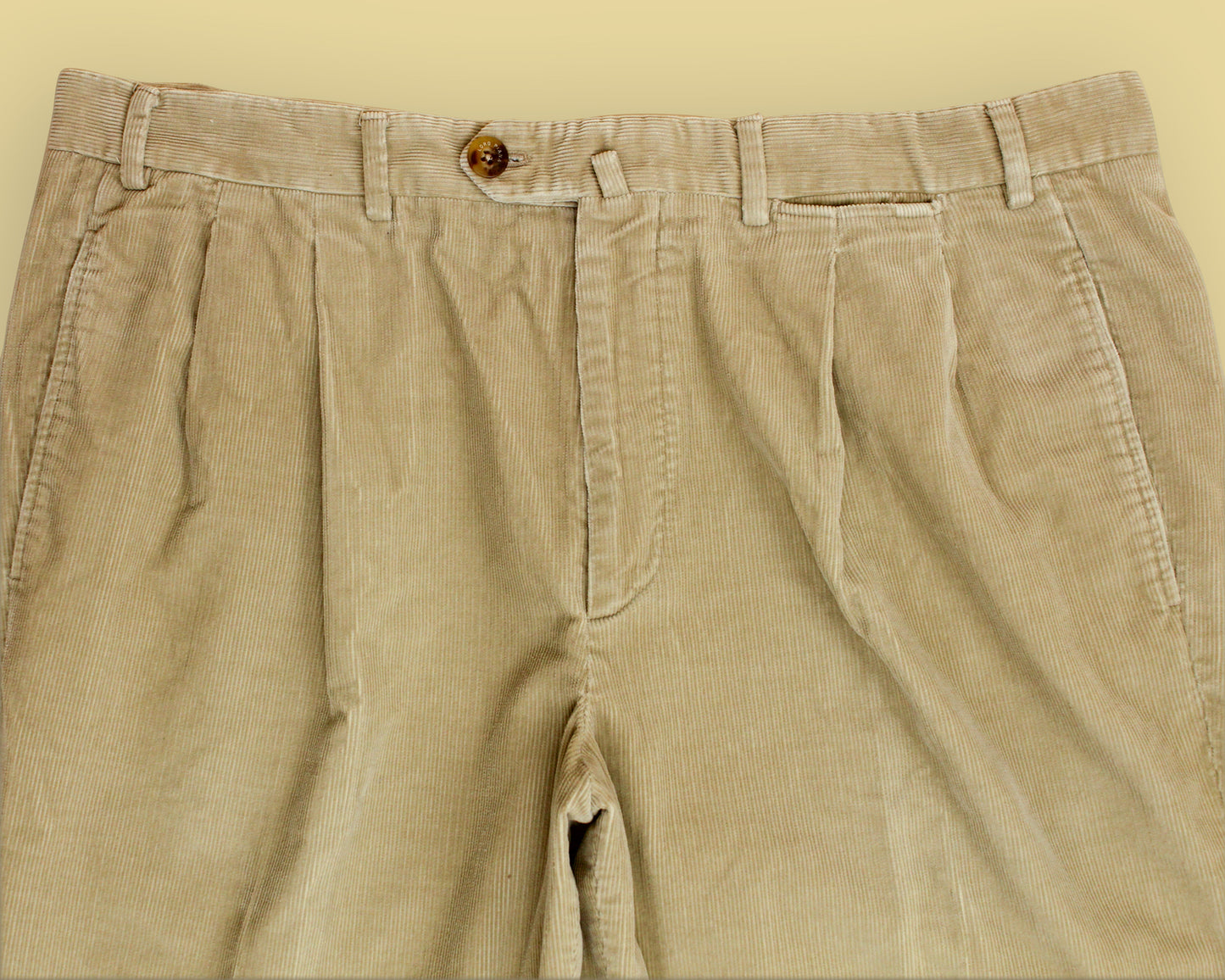 Loro Piana Pleated Corduroy Pants