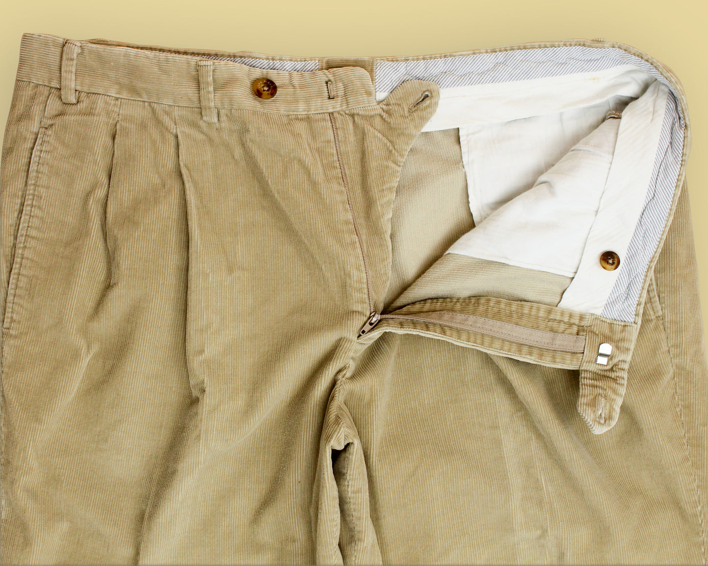 Loro Piana Pleated Corduroy Pants