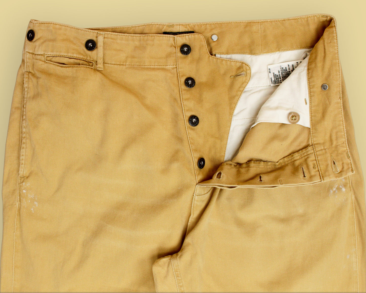Levi's Vintage Clothing Cotton Twill Flat Front 1920s Chino Pants