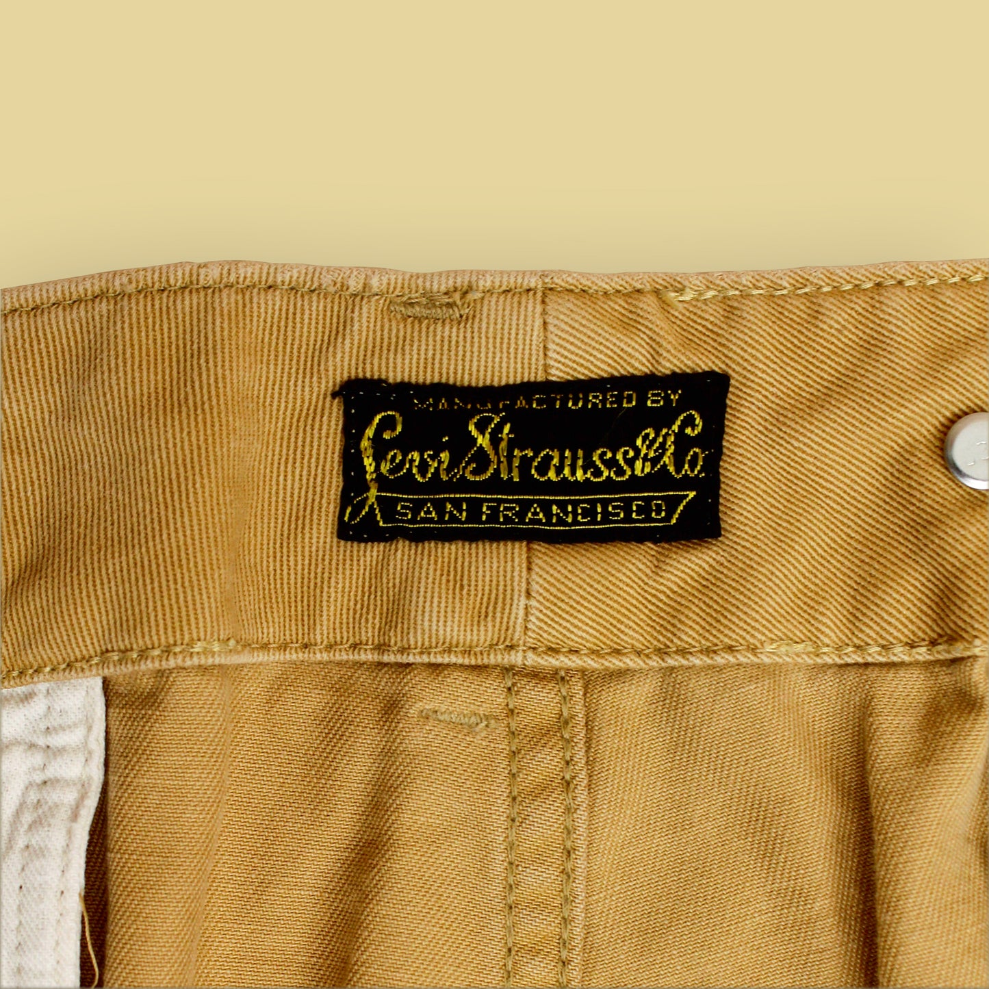 Levi's Vintage Clothing Cotton Twill Flat Front 1920s Chino Pants