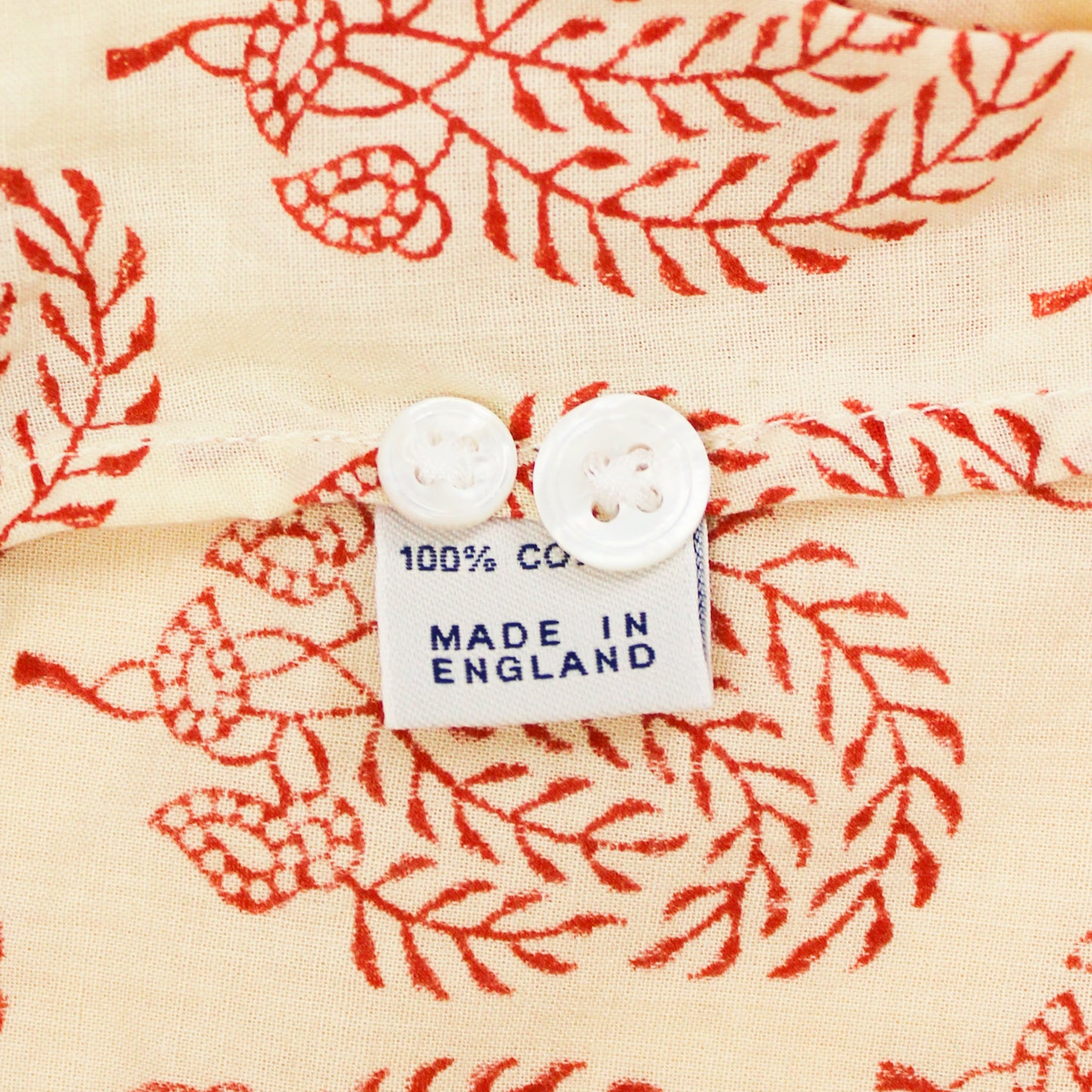 Drake's Block Print Cotton Camp Shirt