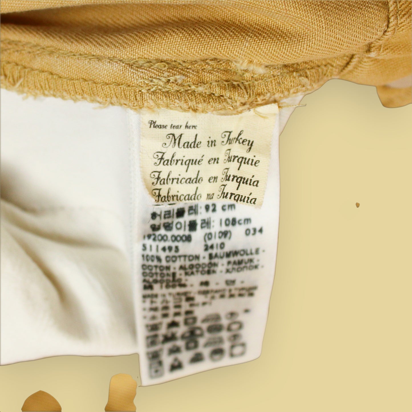 Levi's Vintage Clothing Cotton Twill Flat Front 1920s Chino Pants