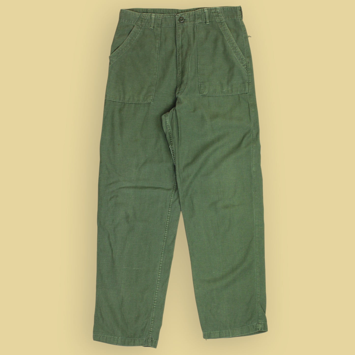 Vintage US Military OG-107 Cotton Sateen Fatigue Pants