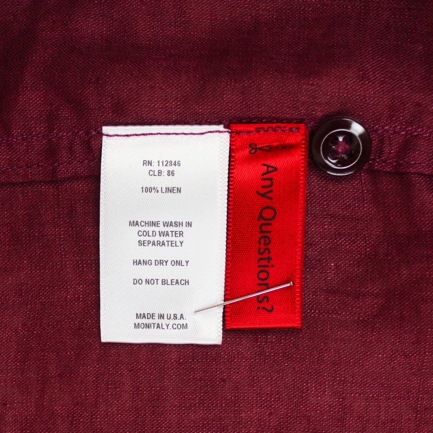 Monitaly Linen Vacation Shirt