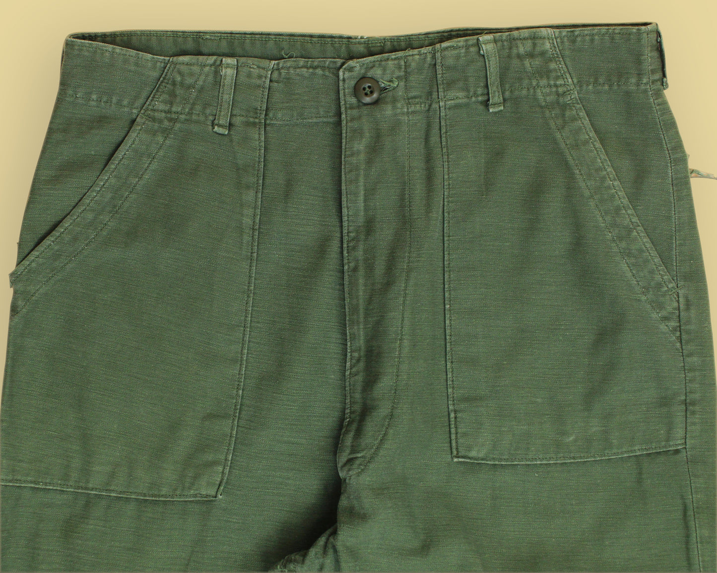 Vintage US Military OG-107 Cotton Sateen Fatigue Pants