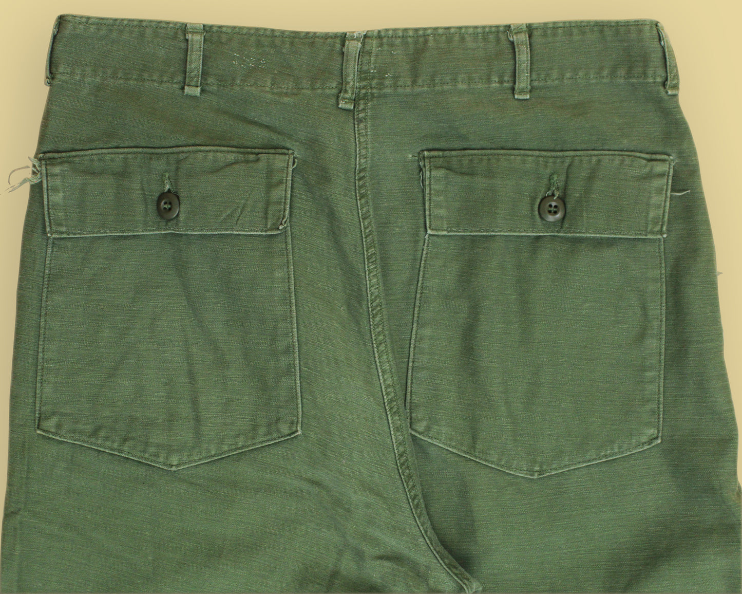 Vintage US Military OG-107 Cotton Sateen Fatigue Pants