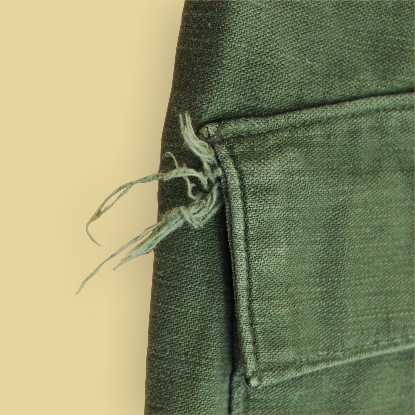 Vintage US Military OG-107 Cotton Sateen Fatigue Pants