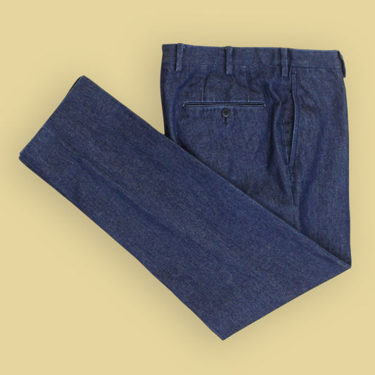 Pantalonaio Osaku Hayato Denim Flat Front Trousers