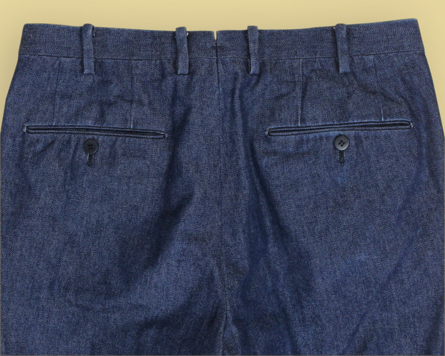 Pantalonaio Osaku Hayato Denim Flat Front Trousers