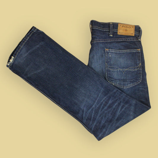 Polo Ralph Lauren x Naiomi Glasses Faded Denim Heritage Rider Jeans