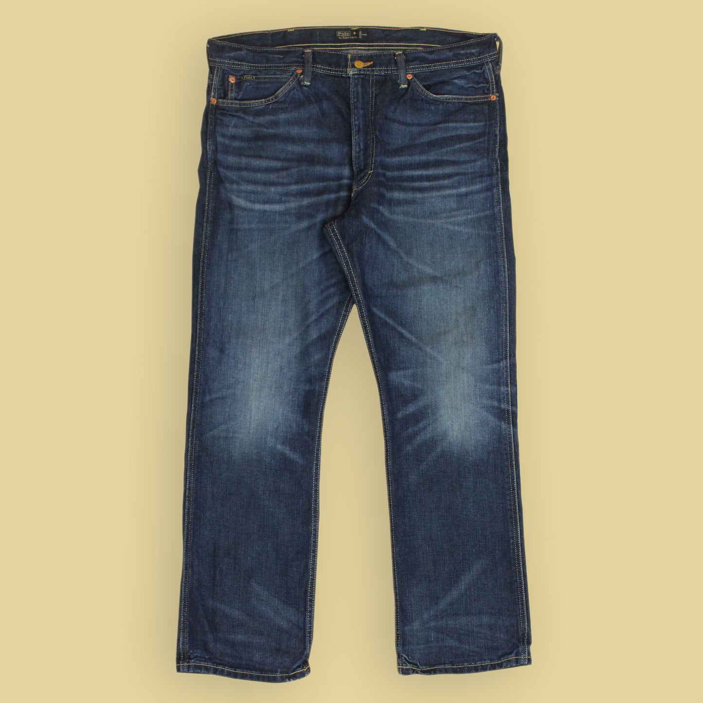 Polo Ralph Lauren x Naiomi Glasses Faded Denim Heritage Rider Jeans