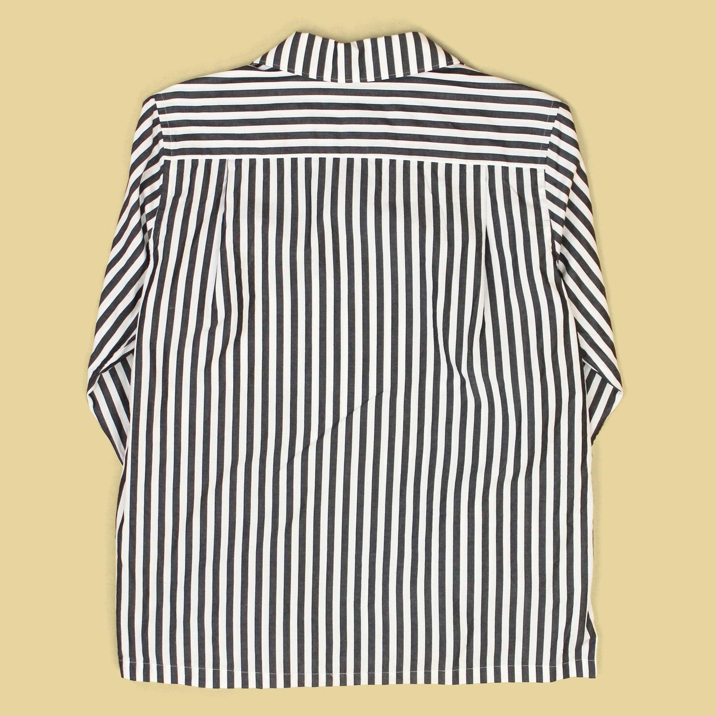 Comme des Garçons Striped Cotton Ulster Collar Shirt