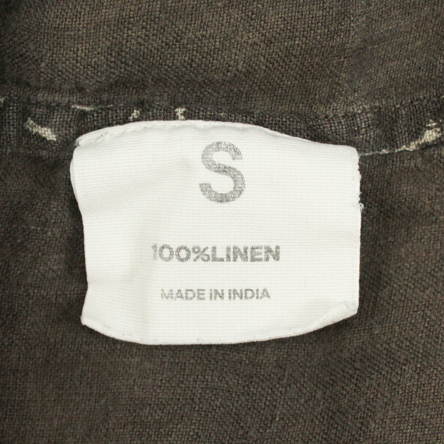 Story Mfg. Iron Space Print Linen Greetings Shirt