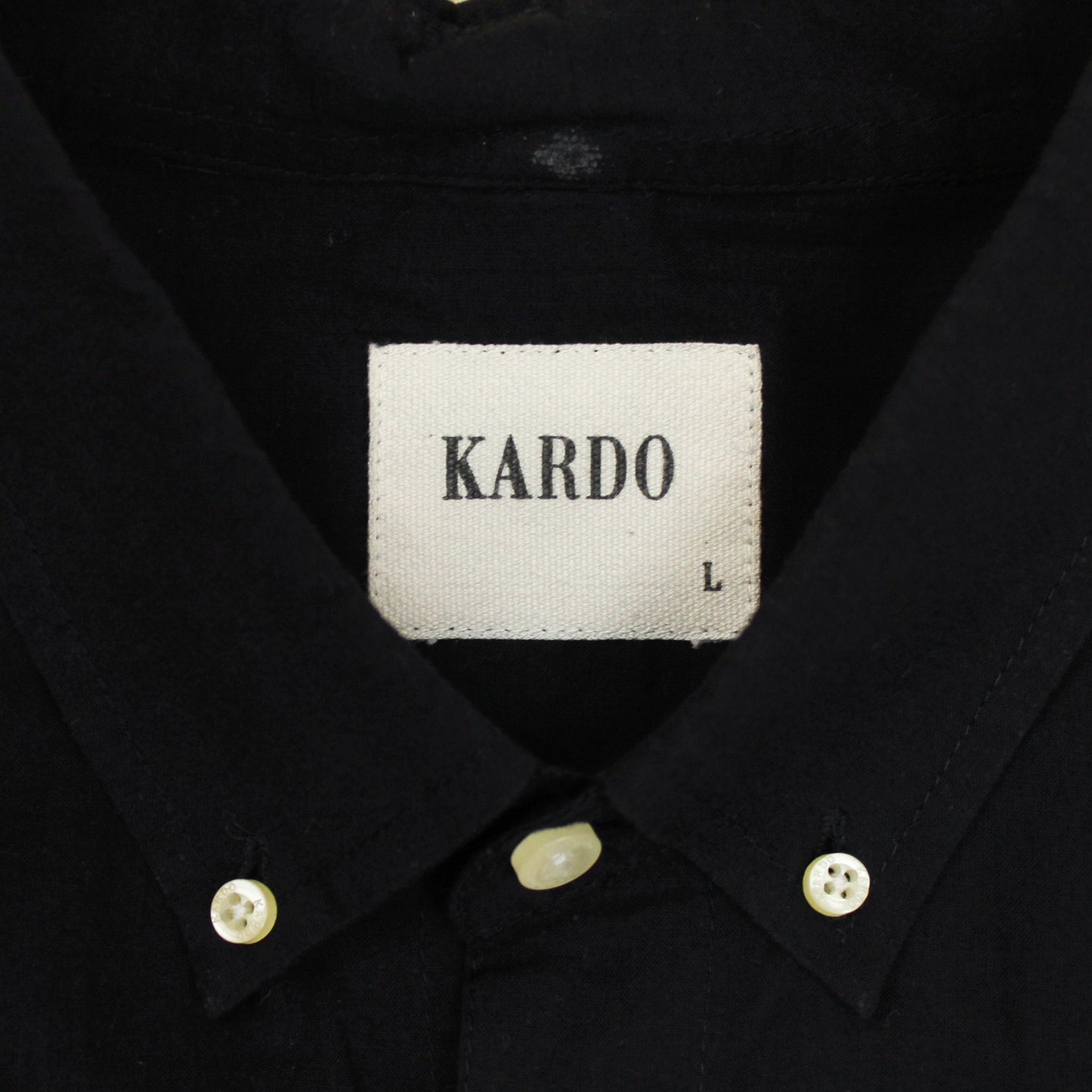 Kardo Lightweight Cotton Button-Down Shirt