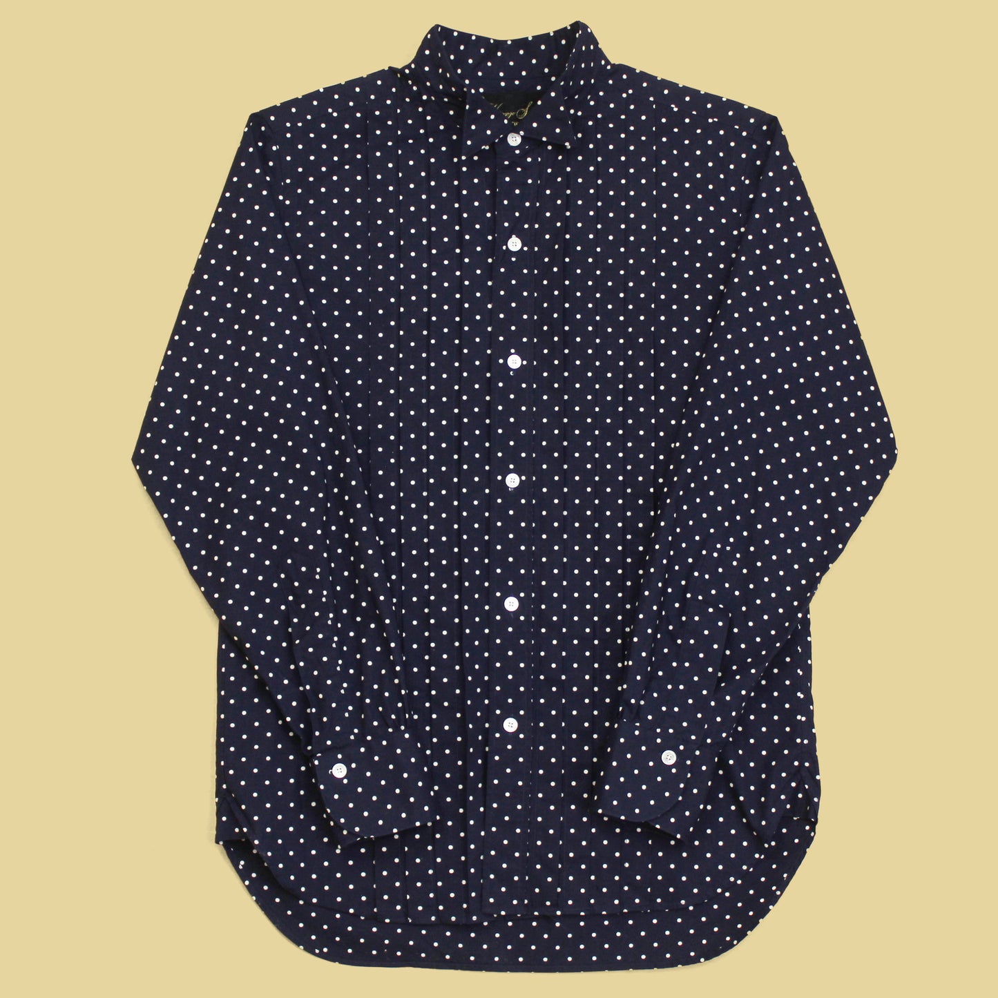 Haversack Polka Dot Print Tuxedo Shirt