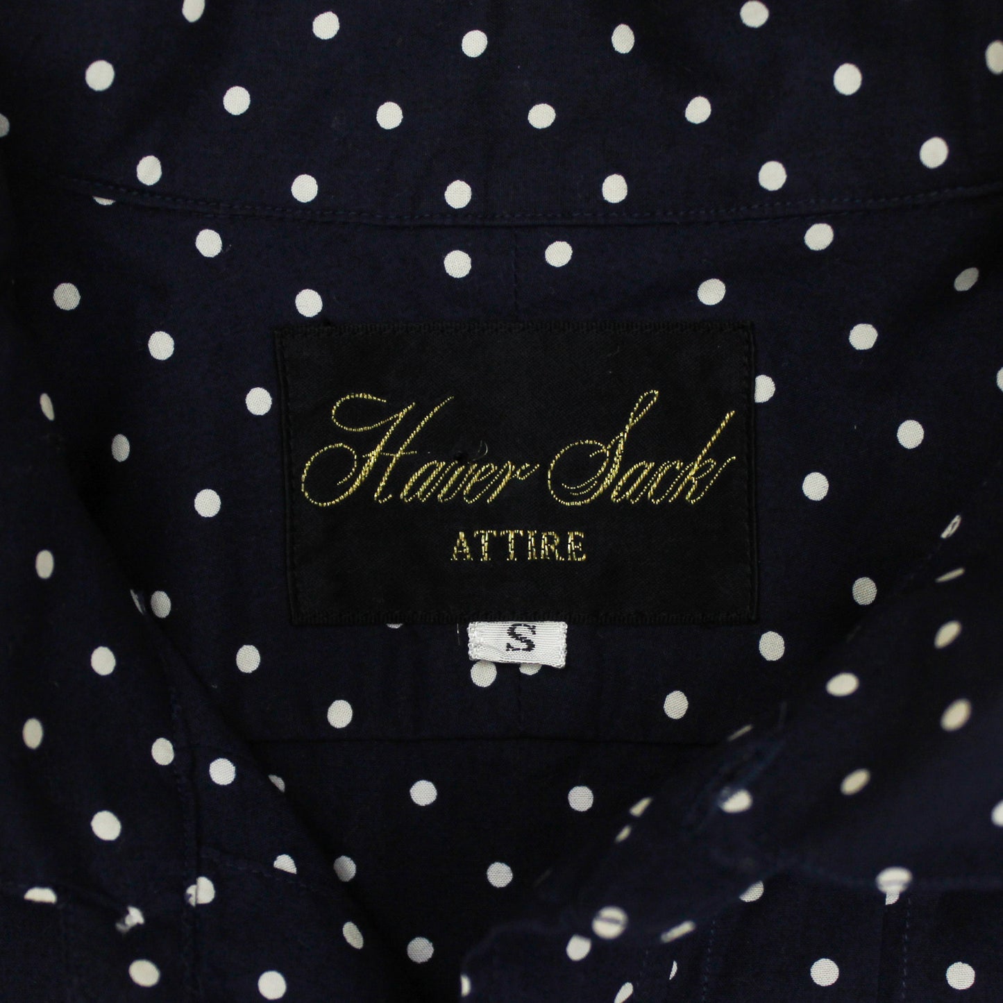 Haversack Polka Dot Print Tuxedo Shirt