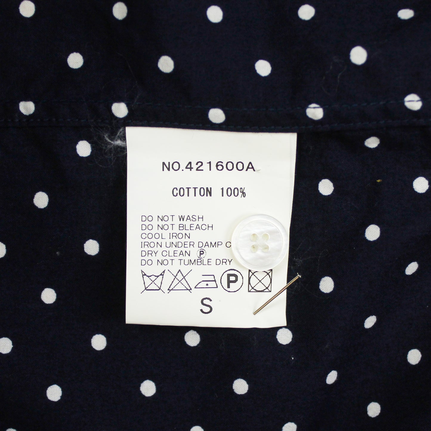 Haversack Polka Dot Print Tuxedo Shirt
