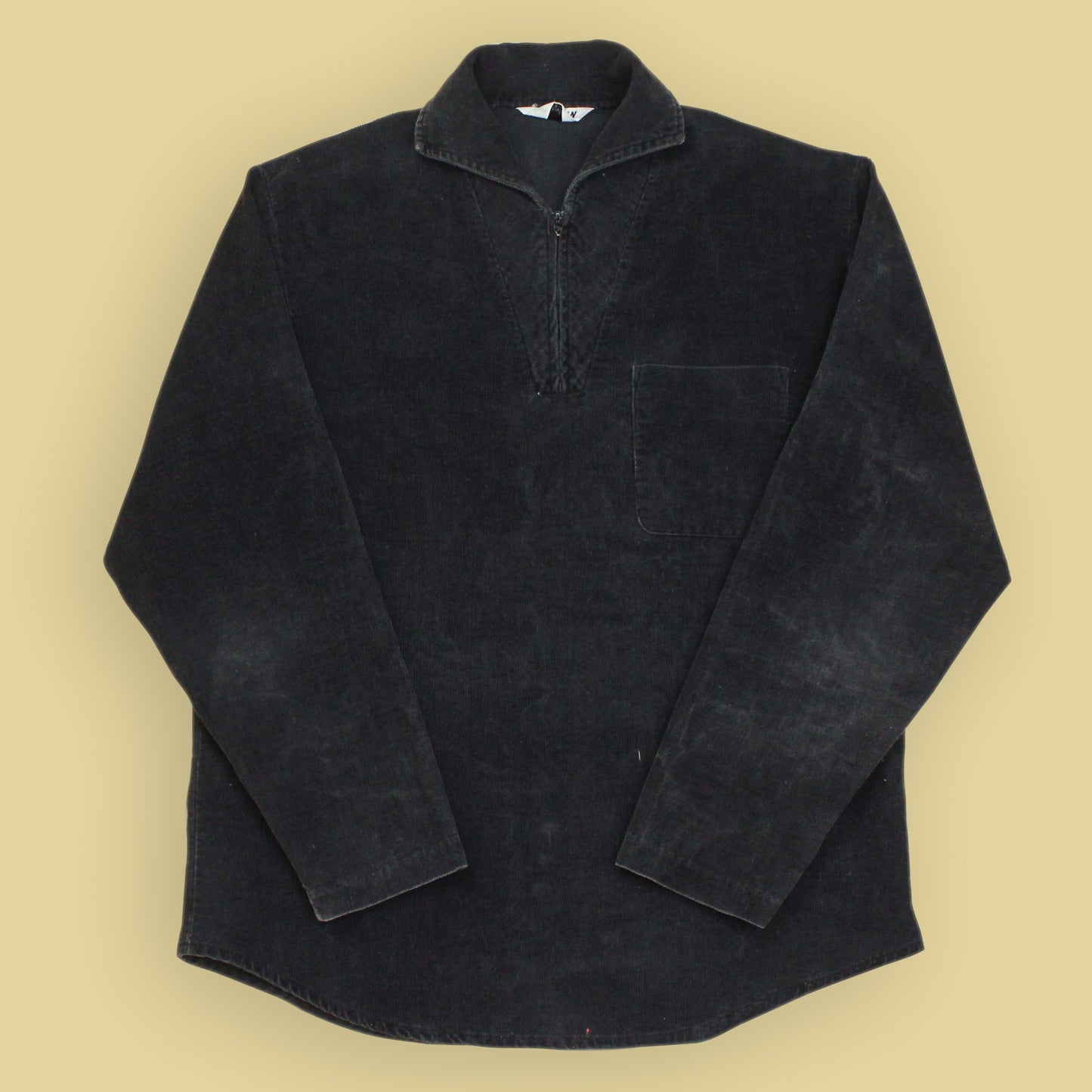 Clubman Corduroy Quarter-Zip Shirt