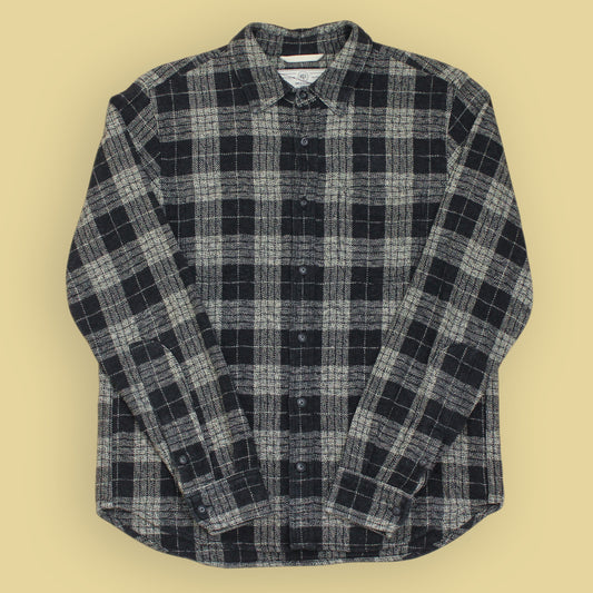 Rogue Territory Plaid Cotton Flannel Work Shirt