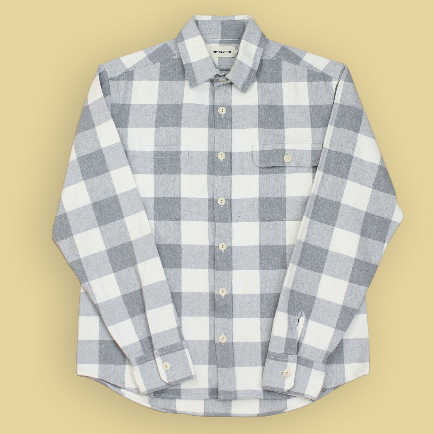 Taylor Stitch Herringbone Twill Cotton Flannel Work Shirt