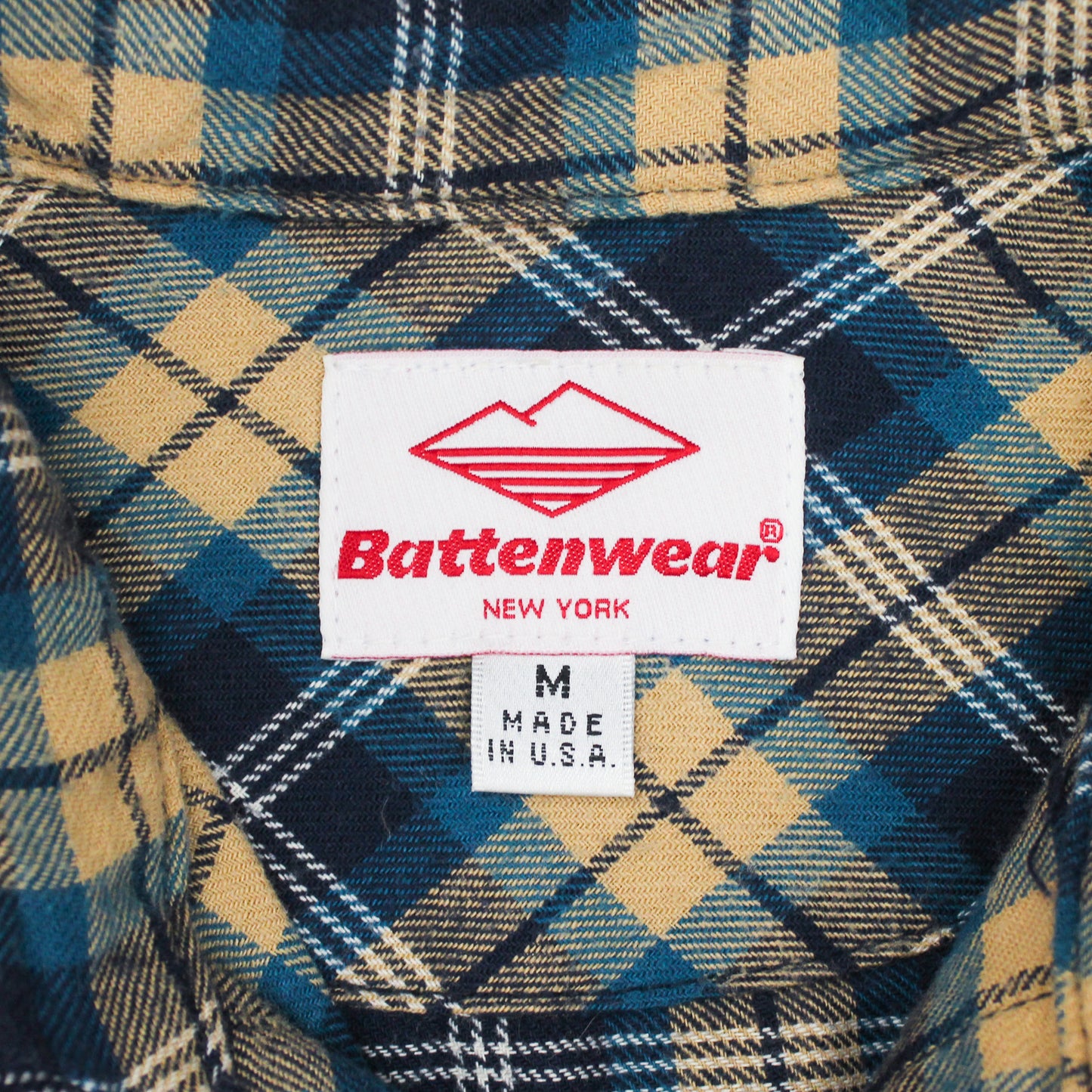Battenwear Plaid Cotton Flannel Raglan Sleeve Shirt