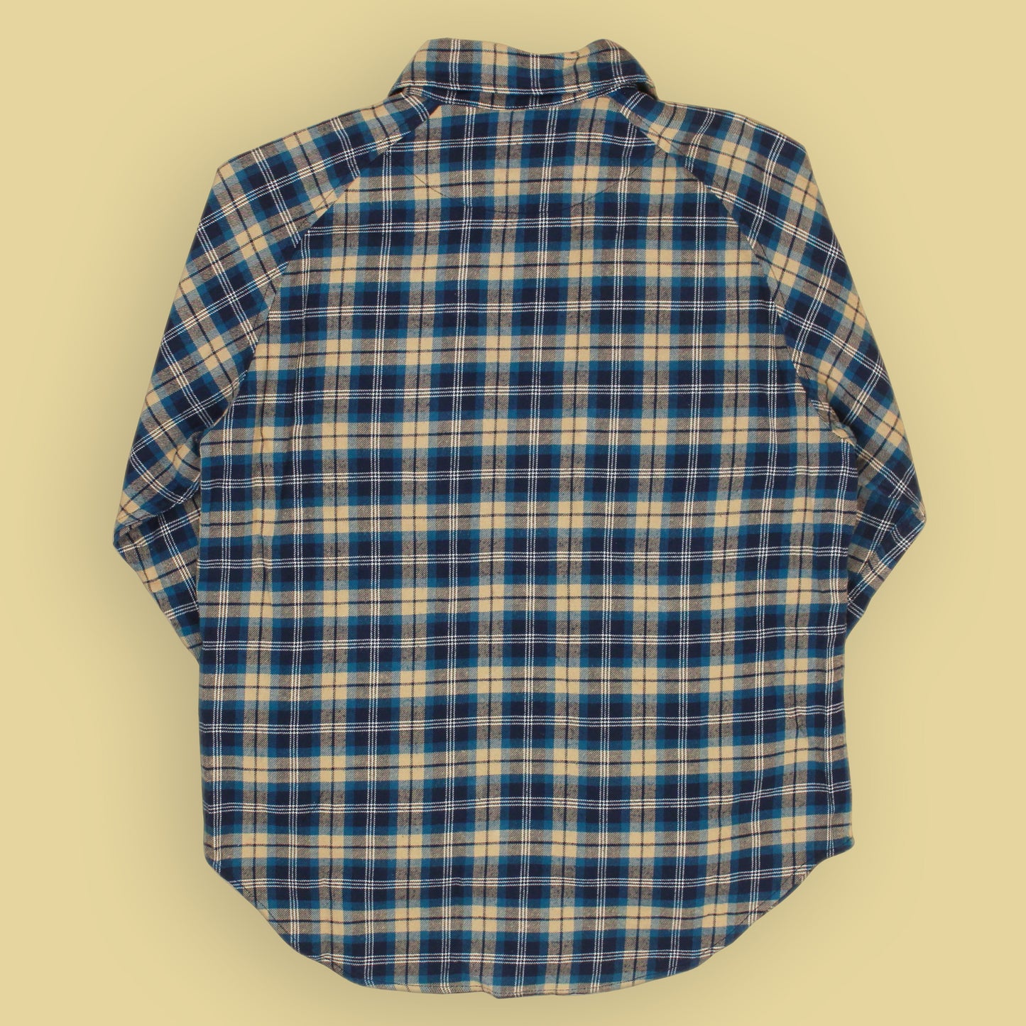 Battenwear Plaid Cotton Flannel Raglan Sleeve Shirt