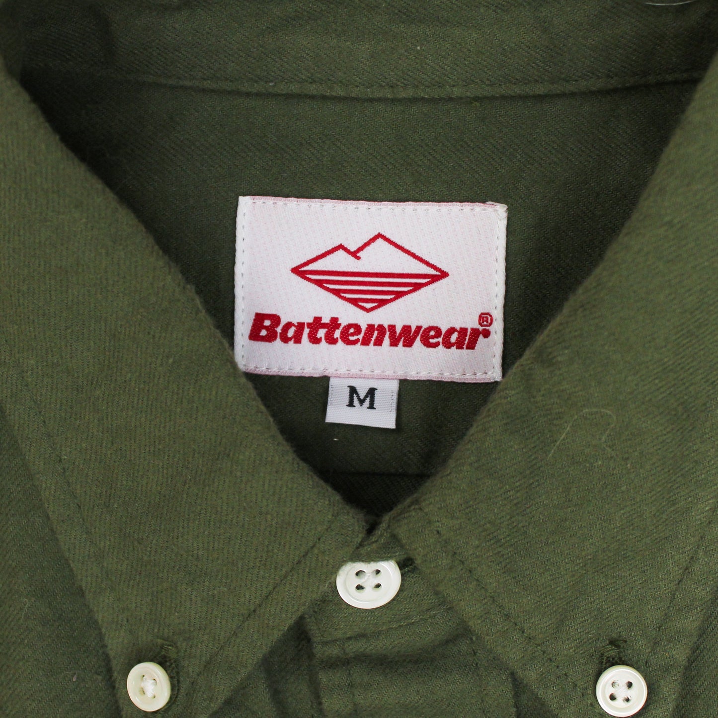 Battenwear Cotton Flannel Button Down Shirt