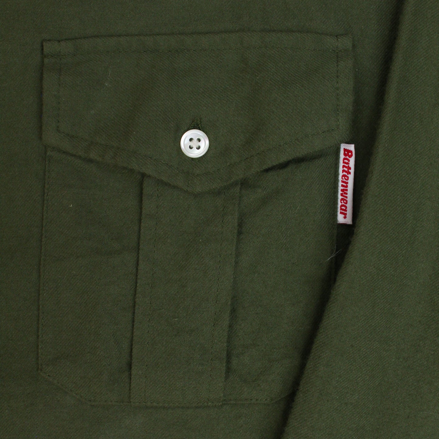 Battenwear Cotton Flannel Button Down Shirt