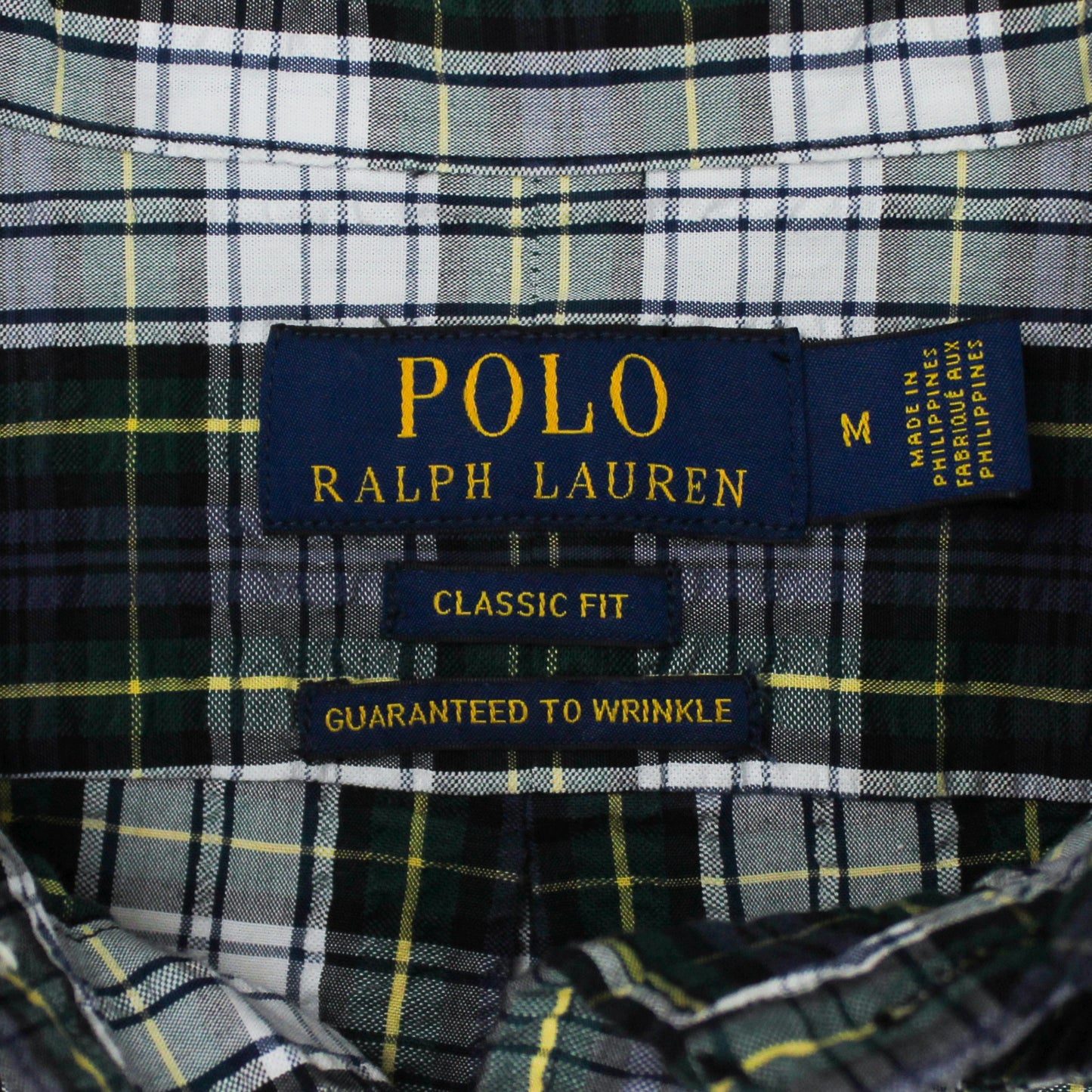 Polo Ralph Lauren Tartan Seersucker Short Sleeve Button-Down Shirt