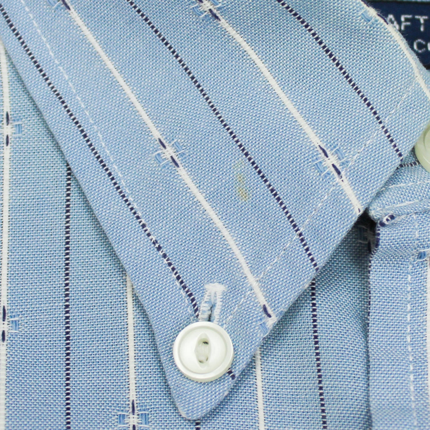 Polo Ralph Lauren Dobby Stripe Cotton Button-Down Popover Afton Shirt