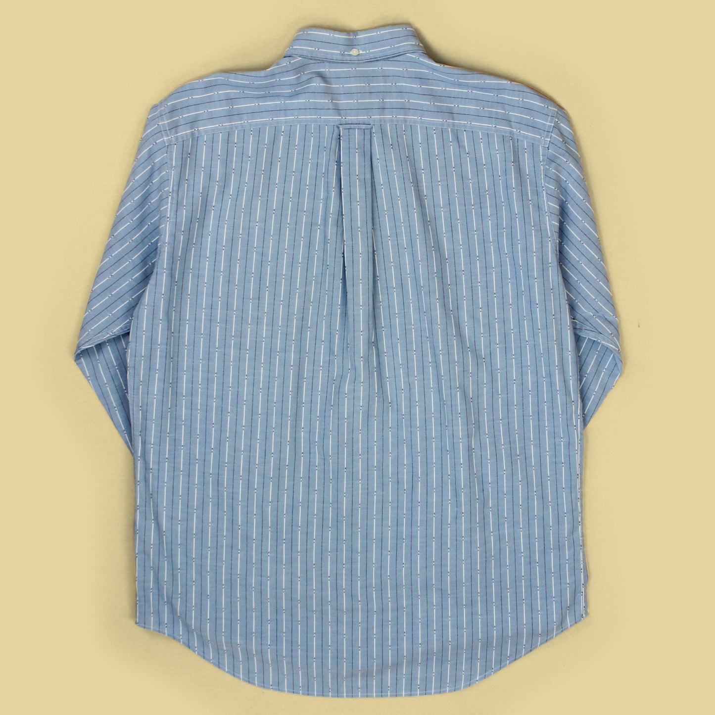 Polo Ralph Lauren Dobby Stripe Cotton Button-Down Popover Afton Shirt