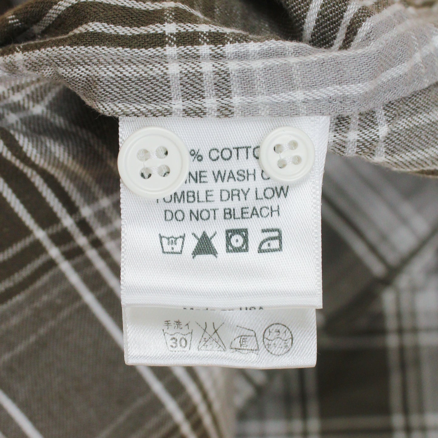 Band of Outsiders Plaid Cotton Flannel Button Down Shirt