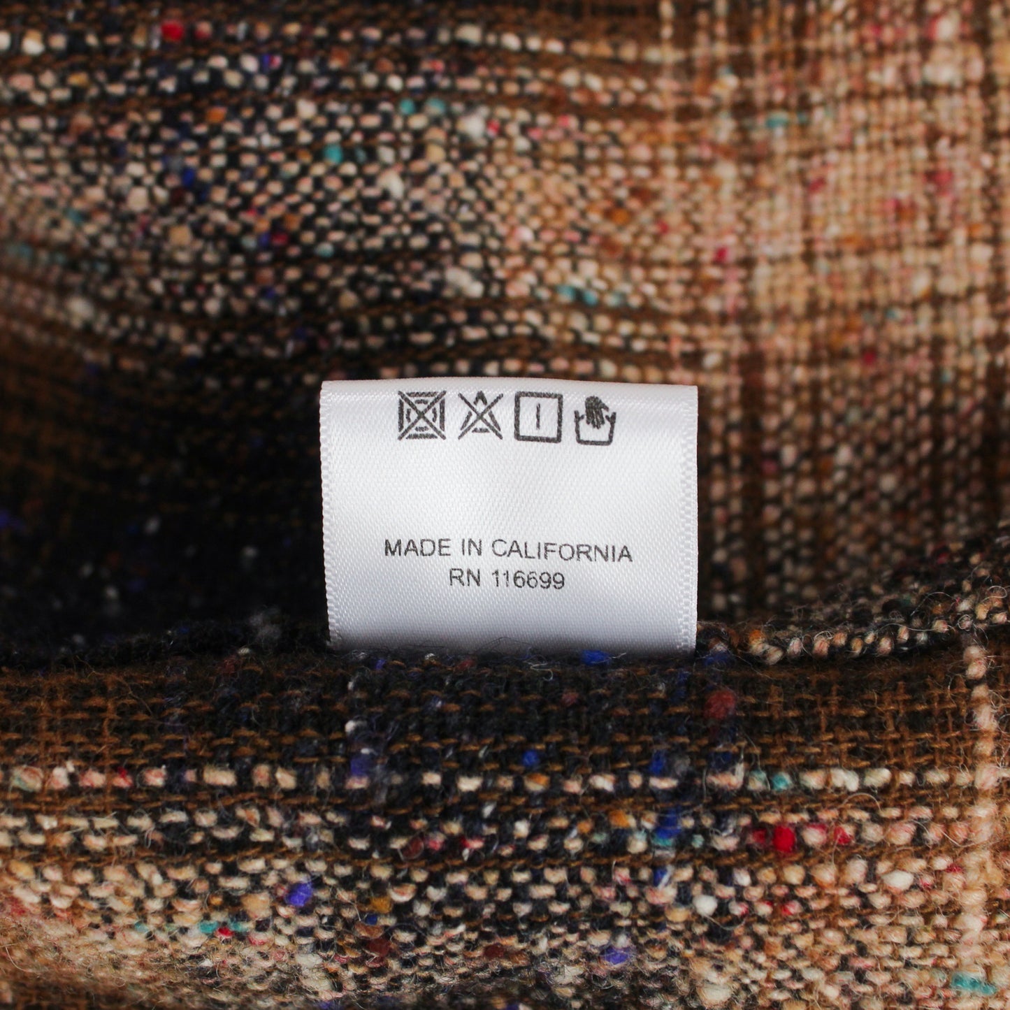 Gustin Rainbow Nep Plaid Wool Silk Flannel Work Shirt