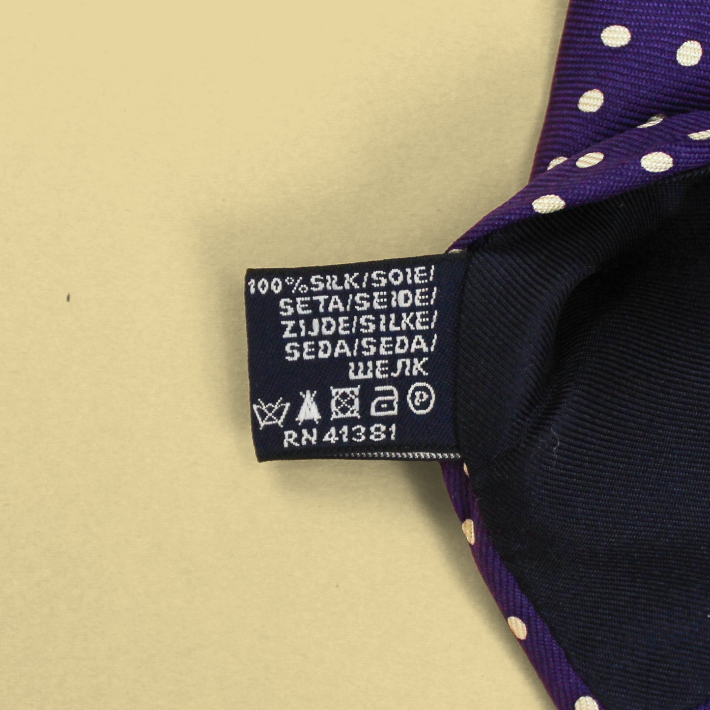 Polo Ralph Lauren Polka Dot Print Silk Tie