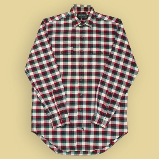 Polo Country Plaid Cotton Flannel Work Shirt