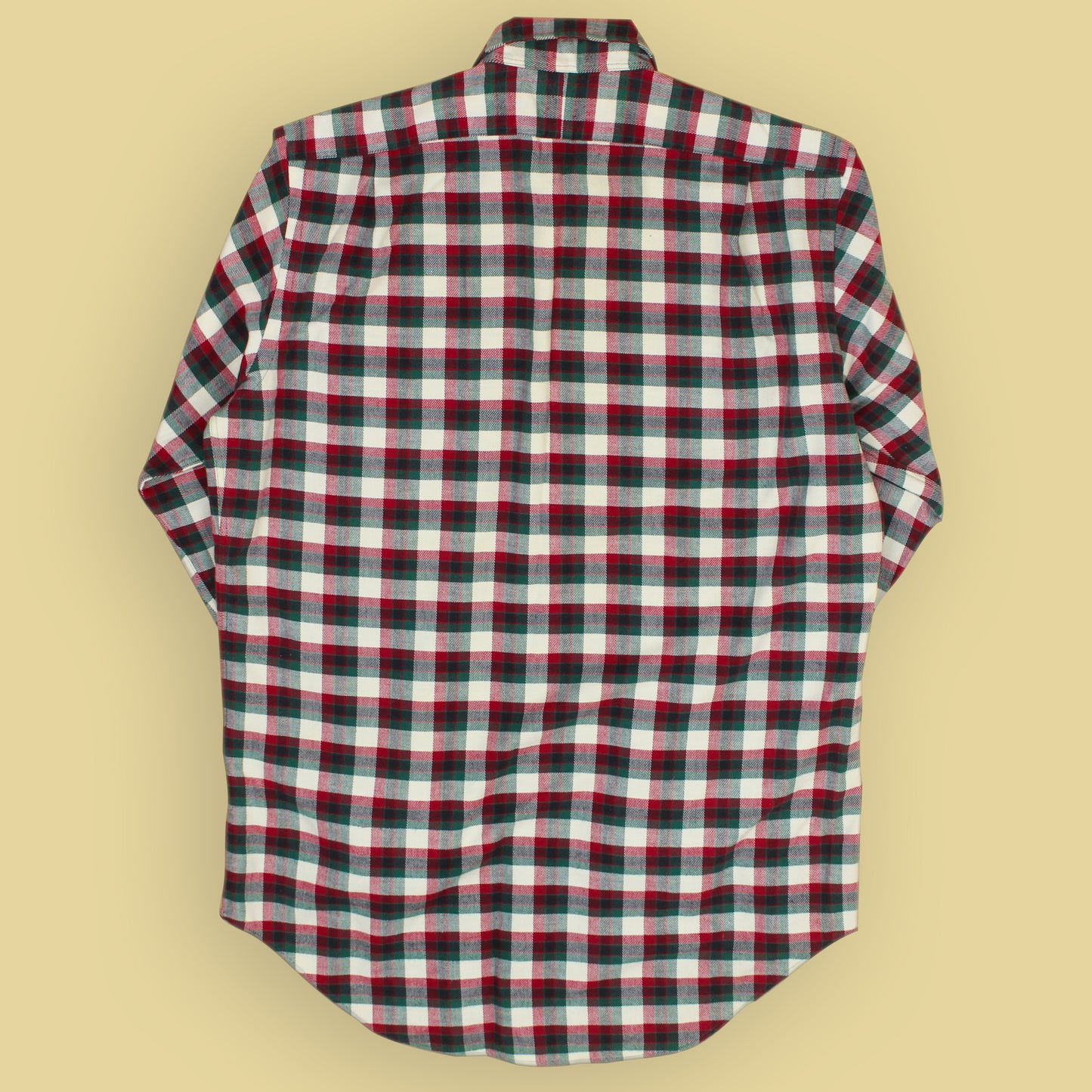 Polo Country Plaid Cotton Flannel Work Shirt