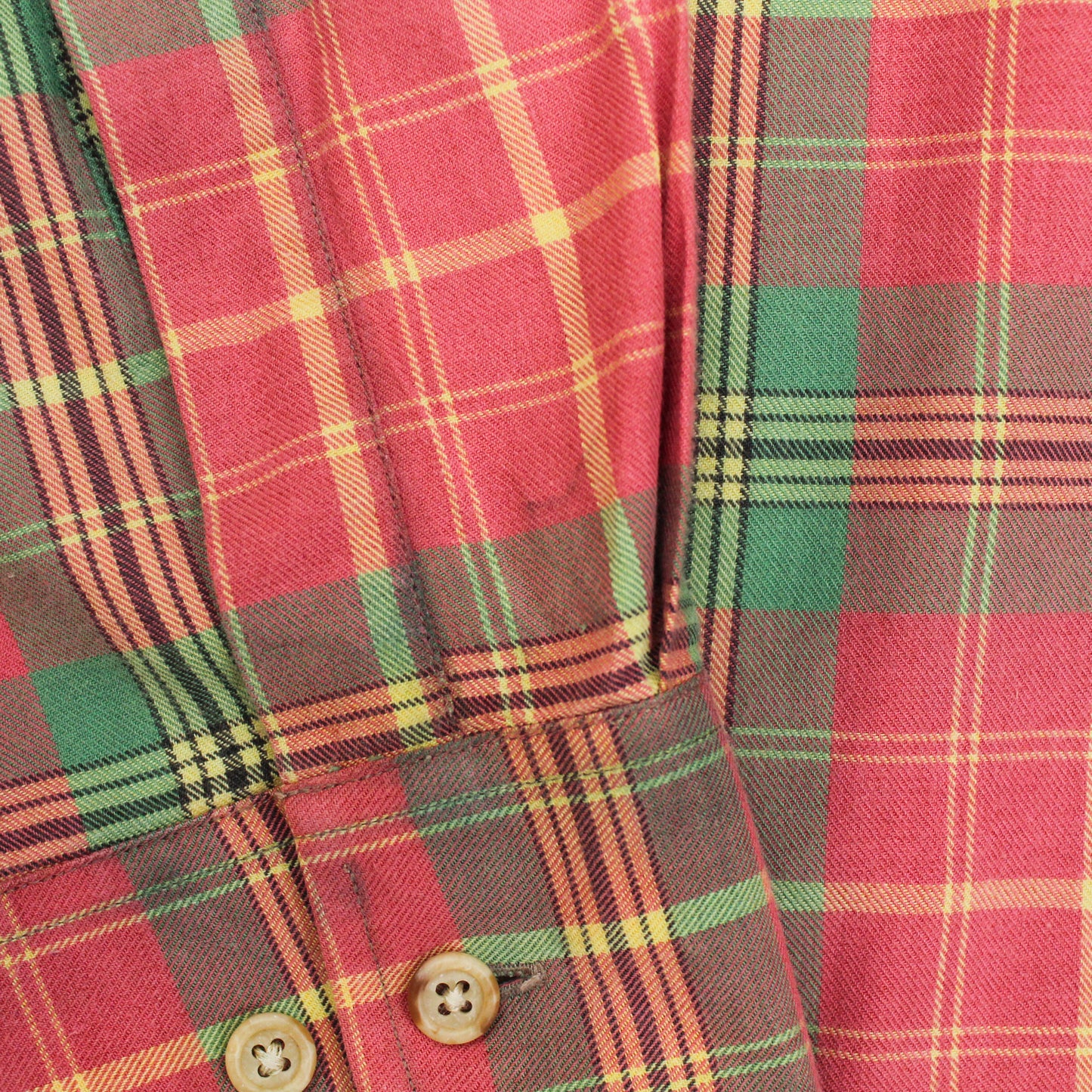 The Andover Shop Plaid Wool Cotton Viyella Plaid Button Down Shirt