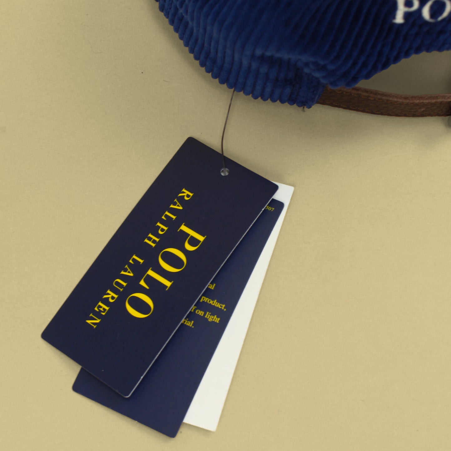 Polo Ralph Lauren Pony Logo Corduroy Ball Cap