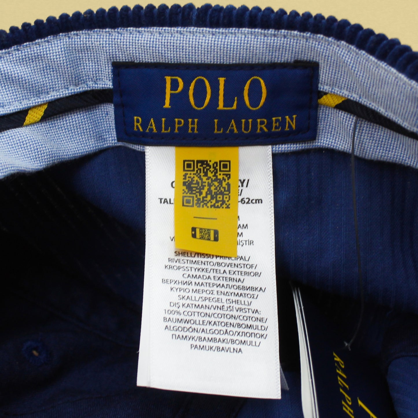 Polo Ralph Lauren Pony Logo Corduroy Ball Cap